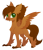 Size: 2259x2650 | Tagged: safe, artist:belka-sempai, part of a set, oc, oc only, oc:coppercore, classical hippogriff, hippogriff, g4, classical hippogriffied, commission, hippogriffied, male, ponytail, simple background, smiling, solo, species swap, spread wings, transparent background, wings, ych result