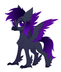 Size: 2420x2835 | Tagged: safe, artist:belka-sempai, oc, oc only, oc:tobezz, classical hippogriff, hippogriff, g4, classical hippogriffied, commission, hippogriffied, male, simple background, smiling, solo, species swap, transparent background, ych result