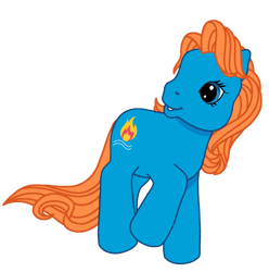 Size: 1868x1886 | Tagged: safe, artist:lizzmcclin, waterfire, earth pony, g3, female, simple background, transparent background