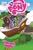 Size: 659x1000 | Tagged: safe, artist:thom zahler, idw, official comic, spike, twilight sparkle, dragon, pony, unicorn, g4, micro-series #1, my little pony micro-series, official, book, building, cloud, comic, comic cover, cover, cover art, duo, duo male and female, female, fence, horn, male, mare, my little pony logo, outdoors, tail, tree, unicorn twilight, variant cover