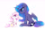 Size: 3000x2000 | Tagged: safe, artist:magnaluna, princess celestia, princess luna, alicorn, pony, g4, age regression, cewestia, chest fluff, cute, cutelestia, dialogue, duo, duo female, eye contact, female, filly, filly celestia, foal, folded wings, heart, high res, horn, looking at each other, looking at someone, lunabetes, mare, open mouth, open smile, pink-mane celestia, profile, royal sisters, senpai, siblings, side view, simple background, sisters, sitting, smiling, smiling at each other, white background, wings, younger