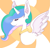 Size: 917x872 | Tagged: safe, artist:pluel, princess celestia, alicorn, pony, g4, 2013, eyes closed, female, mare, solo