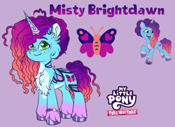 Size: 1280x925 | Tagged: safe, artist:malinraf1615, misty brightdawn, pony, g5, alternate design, rebirth misty, solo