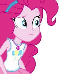 Size: 998x1080 | Tagged: safe, artist:blockslikepl, edit, edited screencap, screencap, pinkie pie, human, equestria girls, g4, background removed, female, simple background, solo, transparent background