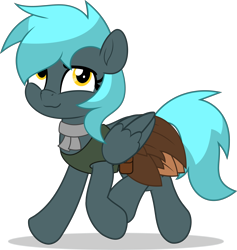 Size: 4741x5000 | Tagged: safe, artist:jhayarr23, oc, oc only, oc:storm aura, pegasus, pony, fallout equestria, commission, commissioner:solar aura, fallout, fallout equestria oc, outfit, pegasus oc, simple background, solo, transparent background