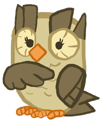 Size: 1152x1376 | Tagged: safe, artist:wissle, owlowiscious, bird, owl, g4, atg 2024, newbie artist training grounds, simple background, solo, transparent background