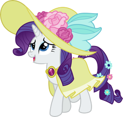 Size: 6000x5728 | Tagged: safe, artist:twilirity, rarity, pony, g4, sweet and elite, .svg available, absurd resolution, hat, solo, vector
