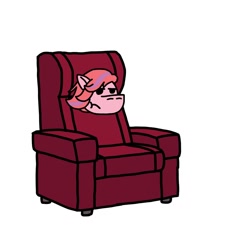 Size: 1280x1280 | Tagged: safe, artist:josephthedumbimpostor, windy, pegasus, pony, g5, chair, female, simple background, solo, white background, windy chair