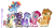 Size: 1250x655 | Tagged: safe, artist:caffeinatedcarny, applejack, fluttershy, pinkie pie, rainbow dash, rarity, twilight sparkle, earth pony, pegasus, pony, unicorn, g4, adhd, afro mane, alternate cutie mark, alternate design, applejack's hat, arthritis, autism, bandana, blanket, blaze (coat marking), body freckles, braid, braided tail, cheek fluff, chubby, cloven hooves, coat markings, colored ears, colored hooves, colored wings, compression sleeves, countershading, cowboy hat, curved horn, disabled, down syndrome, ear fluff, ear tufts, eyeshadow, facial markings, feathered fetlocks, flying, folded wings, freckles, glasses, gradient hooves, gradient horn, gradient legs, gradient mane, gradient tail, group, group photo, hair bun, hair tie, hair wrap, hat, headcanon, heterochromia, hoof on chest, horn, horseshoes, leg brace, leg fluff, leg freckles, leonine tail, lgbt, lgbt headcanon, lgbtq, lidded eyes, looking at someone, looking up, makeup, mane six, mealy mouth (coat marking), multicolored wings, open mouth, open smile, pegasus pinkie pie, physique difference, ponytail, race swap, rainbow wings, raised hoof, redesign, sextet, short hair, short hair rainbow dash, simple background, smiling, socks (coat markings), spread wings, squishy cheeks, standing, tail, tail feathers, tain bun, transgender, transparent background, unicorn fluttershy, unicorn twilight, unshorn fetlocks, updo, vitiligo, wall of tags, wheelchair, wings