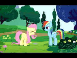 Size: 640x480 | Tagged: safe, screencap, fluttershy, g4, sonic rainboom (episode), 2011, animated, avast fluttershy's ass, avast your ass, female, mare, sound, webm