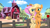 Size: 3840x2160 | Tagged: safe, artist:owlpirate, applejack, fluttershy, butterfly, earth pony, pegasus, pony, g4, 3d, 4k, accessory swap, apple, apple tree, applejack's hat, barn, cowboy hat, cute, duo, duo female, eating, female, fence, food, hat, hay bale, high res, hoof hold, lesbian, looking at something, mare, sandwich, ship:appleshy, shipping, sitting, smiling, source filmmaker, sweet apple acres, tree