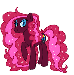 Size: 577x590 | Tagged: safe, artist:qjosh, pinkie pie, earth pony, pony, g4, derp, female, mare, nightmare pinkie, nightmarified, simple background, solo, transformation, transformation sequence, white background