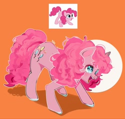 Size: 1280x1226 | Tagged: safe, artist:kiho, pinkie pie, earth pony, pony, female, redraw, solo