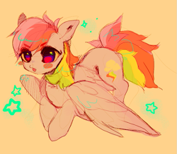 Size: 695x607 | Tagged: safe, artist:pokituu, rainbow dash, pegasus, pony, 2015, anime, cute, dashabetes, female, mare, solo