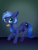 Size: 1596x2109 | Tagged: safe, artist:dusthiel, princess luna, alicorn, pony, g4, atg 2024, blushing, concave belly, cookie, female, folded wings, food, mare, mouth hold, newbie artist training grounds, slender, solo, thin, wings