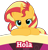 Size: 1900x1959 | Tagged: safe, artist:gmaplay, sunset shimmer, pony, unicorn, g4, cute, horn, shimmerbetes, solo, stiker