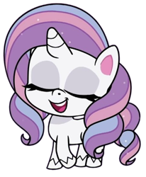 Size: 454x550 | Tagged: safe, artist:trains1216, edit, edited screencap, screencap, potion nova, pony, unicorn, g4.5, my little pony: pony life, background removed, eyes closed, horn, not a vector, simple background, solo, transparent background