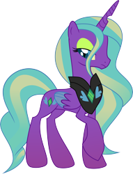 Size: 5779x7560 | Tagged: safe, artist:shootingstarsentry, oc, oc only, alicorn, pony, absurd resolution, female, mare, not opaline arcana, simple background, solo, transparent background, vector