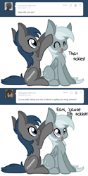 Size: 700x1402 | Tagged: safe, artist:paint-smudges, silverspeed, pony, anon pony, ask silverspeed