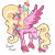 Size: 2048x2048 | Tagged: safe, artist:cingulomana, oc, oc only, oc:sweet treat (cingulomana), pegasus, pony, alternate universe, blaze (coat marking), blonde mane, blonde tail, blue eyes, blue pupils, chest fluff, coat markings, colored, colored eartips, colored eyebrows, colored hooves, colored pupils, colored wings, colored wingtips, concave belly, curly mane, curly tail, ear fluff, ear tufts, eye clipping through hair, eyebrows, eyebrows visible through hair, facial markings, female, flat colors, high res, hooves, leg fluff, long eyelashes, long legs, long mane, long neck, long tail, looking back, mare, mismatched hooves, multicolored hooves, multicolored mane, multicolored tail, neck bow, no catchlights, pegasus oc, pink coat, pink wingtips, profile, shiny hooves, shoulder fluff, shrunken pupils, simple background, slender, smiling, socks (coat markings), solo, spread wings, sprinkles in mane, sprinkles in tail, standing, tail, thin, thin legs, transparent background, two toned mane, two toned tail, two toned wings, unshorn fetlocks, wings