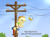 Size: 2860x2136 | Tagged: safe, artist:nedemai, applejack, human, equestria girls, g4, atg 2024, element of honesty, female, high res, implied granny smith, newbie artist training grounds, offscreen character, simpsons did it, solo, telephone pole, yelling