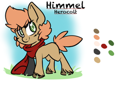 Size: 2388x1668 | Tagged: safe, artist:steelsoul, oc, oc:himmel, earth pony, colored, colt, earth pony oc, foal, male, reference sheet