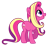 Size: 2715x2485 | Tagged: safe, artist:lizzmcclin, cupcake (g4), earth pony, pony, g4, cupcake, cutie mark, female, food, looking up, mare, simple background, solo, transparent background