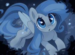 Size: 4500x3346 | Tagged: safe, artist:nookprint, fluttershy, pegasus, pony, :o, cute, dark, eye reflection, female, looking up, lying down, mare, nature, night, open mouth, prone, reflection, shooting star, shyabetes, solo, starry eyes, wingding eyes