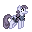 Size: 32x32 | Tagged: safe, artist:cupute, earth pony, pony, g4, animated, background pony, braid, clothed ponies, clothes, commission, cute, digital art, gif, gif for breezies, goth, picture for breezies, pixel animation, pixel art, png, simple background, solo, transparent background, ych result