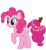 Size: 419x458 | Tagged: safe, artist:qjosh, pinkie pie, earth pony, pony, g4, age progression, female, older, older pinkie pie, solo, transformation, transformation sequence