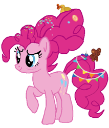 Size: 418x490 | Tagged: safe, artist:qjosh, pinkie pie, earth pony, female, older, older pinkie pie, solo