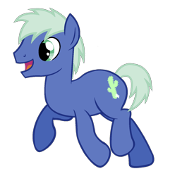 Size: 1270x1282 | Tagged: safe, artist:moonlightthegriffon, earth pony, pony, alternate cutie mark, base used, cactus water, male, simple background, solo, stallion, transparent background