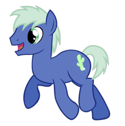 Size: 1270x1282 | Tagged: safe, artist:moonlightthegriffon, cactus water, earth pony, pony, alternate cutie mark, base used, male, simple background, solo, stallion, transparent background