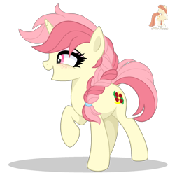 Size: 1600x1600 | Tagged: safe, artist:r4hucksake, oc, oc:lemonberry, pony, unicorn, female, horn, mare, simple background, solo, transparent background