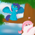 Size: 2000x2000 | Tagged: safe, artist:zeccy, pegasus, pony, atg 2024, chest fluff, heart, heart eyes, newbie artist training grounds, tree, tree branch, wingding eyes