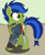 Size: 3777x4573 | Tagged: safe, artist:rainbowsurvivor, oc, oc only, oc:scotch tape, earth pony, pony, fallout equestria, fallout equestria: project horizons, g4, absurd resolution, belt, clothes, fanfic art, female, jumpsuit, pipbuck, screwdriver, solo, utility belt, vault suit, wrench
