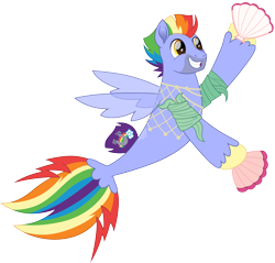 Size: 1778x1700 | Tagged: safe, artist:cloudy glow, bow hothoof, sea pony, g4, male, simple background, transparent background, vector