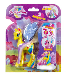 Size: 648x756 | Tagged: safe, alicorn, pony, anime eyes, bootleg, colored hooves, colored wings, detachable wings, female, lindy (ponycorn), mare, mix and match, photo, ponycorn magic hair, toy, wings