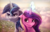 Size: 1135x730 | Tagged: safe, artist:annaxeptable, artist:lummh, princess cadance, shining armor, alicorn, pony, unicorn, comic:the princess of love, g4, bust, collaboration, duo, duo male and female, female, floppy ears, frown, glowing, glowing horn, grown, horn, magic, male, mare, ship:shiningcadance, shipping, smiling, stallion, straight