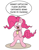 Size: 1164x1496 | Tagged: safe, artist:doodledonutart, pinkie pie, earth pony, pony, atg 2024, coffee, derp, newbie artist training grounds, pinkie found the coffee, simple background, solo, white background, xk-class end-of-the-world scenario