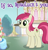Size: 347x362 | Tagged: safe, gameloft, screencap, roseluck, earth pony, pony, g4, cropped, english, female, mare, meme, ponyville town hall, solo, text, waifu, wow! glimmer