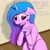 Size: 2048x2048 | Tagged: safe, artist:maonyman, izzy moonbow, pony, unicorn, g5, bracelet, dating, dialogue, female, floppy ears, friendship bracelet, hooves together, horn, jewelry, looking down, mare, nervous, nervous smile, raised hoof, shy, smiling, solo, talking to viewer, unshorn fetlocks