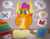Size: 3300x2605 | Tagged: safe, artist:sweetielover, smolder, dragon, g4, atg 2024, book, clock, cream, dragoness, eraser, female, flag, flag of equestria, friendship student, high res, newbie artist training grounds, paper, pencil, scale, solo, stressed, studying, test, thinking bubble, worried