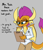Size: 2160x2538 | Tagged: safe, artist:tjpones, smolder, dragon, anthro, clipboard, clothes, dialogue, dragoness, explicit source, female, glasses, grammar error, gray background, high res, lab coat, simple background, solo