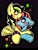 Size: 2264x2980 | Tagged: safe, artist:maniczombiedreamgirl, oc, oc only, oc:mushroom cloud, oc:nutmeg (viscerazombie), earth pony, pegasus, pony, 2023, :<, black background, blue coat, blush lines, blushing, clothes, duo, ear piercing, earring, eyeshadow, fangs, female, floppy ears, green coat, hatching (technique), heart, hugging a pony, jewelry, lidded eyes, lightly watermarked, lip piercing, lip ring, looking at each other, looking at someone, makeup, piercing, pink mane, simple background, socks, spread wings, stars, striped socks, three toned mane, unshorn fetlocks, watermark, wings