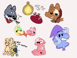 Size: 2160x1620 | Tagged: safe, artist:felixmcfurry, trixie, oc, oc:crinkle'cut'cookie, oc:dukedepthstar, oc:felixmcfurry (character), oc:lemon lime (felixmcfurry), oc:rex (publicfurry), oc:shithead, ambiguous species, cyborg, fennec fox, fox, pony, protogen, anthro, g4, anthro oc, clothes, crying, fluffy pony oc, folf, french kiss, furry, furry oc, fursona, hood, hoodie, implied abuse, kissing, laughing, nails, newspaper, non-mlp oc, non-mlp shipping, non-pony oc, noose, oc x oc, ponified fluffy, rope, ship:lemonhead, shipping, splotches, style test, tongue tied