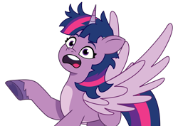 Size: 1817x1288 | Tagged: safe, artist:prixy05, twilight sparkle, alicorn, pony, alicorn issues, g4, g5, my little pony: tell your tale, female, g4 to g5, generation leap, mare, messy mane, simple background, solo, transparent background, twilight sparkle (alicorn), vector