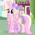 Size: 1220x1228 | Tagged: safe, artist:cstrawberrymilk, oc, oc only, oc:sugar moon, pony, unicorn, g4, bow, braid, braided pigtails, building, female, hair bow, horn, mare, pigtails, solo, tail, tail bow, tongue out, twin bows, window