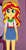 Size: 490x936 | Tagged: safe, artist:qbert2kcat, sunset shimmer, equestria girls, g4, clothes, clothes swap, cowboy hat, cowgirl, denim, denim skirt, hat, skirt, solo, stetson