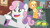 Size: 640x360 | Tagged: safe, artist:supasurida, artist:suri-da, applejack, spike, sweetie belle, oc, dragon, earth pony, pony, unicorn, elements of justice, g4, bits, city, cute, drink, drinking, female, filly, foal, grape juice, green eyes, horn, juice, manehattan, mare, money, open mouth, straw, sweat, wanted, wanted poster, worried